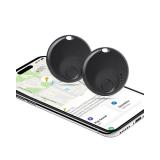 Air Tracker Tags-2 Pack - for iOS Only - Bluetooth Keys Finder Luggage Tracker Compatible with Apple Find My APP, Item Locator for Luggage, Backpack, Suitcases