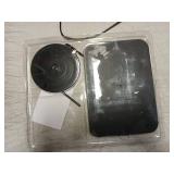 Rotating Napkin Holder for Table, Bamboo Standing Napkin Dispenser with Salt Pepper Shakers Caddy, Black Metal Hand Towel Holder for Bathroom Home Kitchen Farmhouse Decor Not Including Shakers