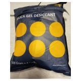 wisedry 4 x 500 Grams [4.4 lbs] Rechargeable Silica Gel Car Dehumidifier, Microwave Fast Reactivated Desiccant Packets Large for Gun Safe Closet Basement Garage Storage Moisture Absorber Bag Reusable