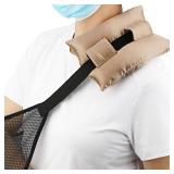 BNRendles Satin Neck Pad Strap Cushion for Arm Sling Pillow Comfort Support Padding Rotator Cuff Replacemet Surgery Elbow Brace Carry Padded Cover Broken Wrist Hand Injury, Taupe
