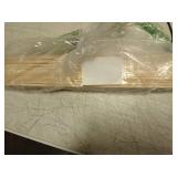 Bamboo Smores Sticks (50 Pcs), 17.5" Marshmallow Roasting Sticks for Fire Pit, 5mm Heavy Duty Wooden Skewers for Smore Hot Dog Barbecue Thick Sticks for Campfire Grilling Camping Bonfire