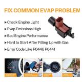 25860-62010 Toyota Vacuum Switching Valve Solenoid VSV Replacement for 1992-2007 Toyota Camry Sienna Avalon Highlander Solora 92-06 Lexus ES RX 300 330 3.0 3.3L Replace 911-612 EGR Vacuum Switch Valve