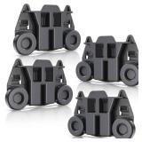 W10195417 Upgraded 4 Pack Dishwasher Replacement Wheels - Lower Rack Wheels Compatible with Whirlpool, GE, Kenmore - Replaces AP4538395, PS2579553,WPW10195417, AH2579553, EA2579553