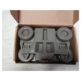 W10195417 Upgraded 4 Pack Dishwasher Replacement Wheels - Lower Rack Wheels Compatible with Whirlpool, GE, Kenmore - Replaces AP4538395, PS2579553,WPW10195417, AH2579553, EA2579553