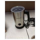 Keenstar Electric Milk Frother, Automatic Milk Steamer Warm or Cold Foam Maker for Coffee, Cappuccino, Latte, Stainless Steel Milk Warmer with Temperature Controls Tested Works