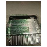 Large Aluminium Pans with Lids 8x4 In - (50 Pack) Disposable Foil Pan Food Containers - Best Tin Pans for Takeaway, Baking, Frozen & Food Storage