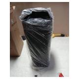 ITCPRL Bathroom Trash Can with Lid, 2 Pack 4 Gallons/15 Liters Garbage Can with Pop-Up Lid, Small Plastic Trash Can, Slim Trash Bin Waste Basket for Bathroom, Bedroom, Office, Living Room(Black)