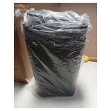 ITCPRL Bathroom Trash Can with Lid, 2 Pack 4 Gallons/15 Liters Garbage Can with Pop-Up Lid, Small Plastic Trash Can, Slim Trash Bin Waste Basket for Bathroom, Bedroom, Office, Living Room(Black)