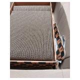 Markarbarkar 2 in 1 Cat Scratcher Couch & Scratching Box Extra Large 27 Inch, Durable Cardboard Scratch Bed for Indoor Cats with Reversible Scratching Pad, Furniture Protector