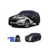 Cotryvox Honda HRV Car Cover 100% Waterproof All Weather, Gift with Towel, 10 Layers SUV Car Cover Custom Fit 2015-2026 Honda HRV, Full Exterior Covers Rain Sun UV Protection with Door Zipper.