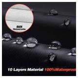 Cotryvox Honda HRV Car Cover 100% Waterproof All Weather, Gift with Towel, 10 Layers SUV Car Cover Custom Fit 2015-2026 Honda HRV, Full Exterior Covers Rain Sun UV Protection with Door Zipper.