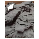 CozyLux Queen Comforter Set Black, 7 Pieces Pintuck Bed in A Bag, Premium Black Comforter Queen Size, Pinch Pleat Bedding Sets with Comforter, Sheets, Pillowcases & Shams