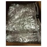 OBMESHOW Clear Tarps Heavy Duty Waterproof, Plastic Tarps with Grommets, 14 Mil Thickened PVC Clear Vinyl Transparent for Patio Enclosure, Outdoor Porches, Greenhouse, Garden & Chicken Coop (8x12)