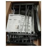 Mavivegue Book Shelf, 12 Cube Storage Organizer, DIY Bookcase, Metal Bookshelf,Tall Book case for Bedroom, Living Room,Office,Closet, Black Cubicle Rack