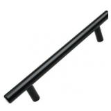 GlideRite 5 in. Center Modern Cabinet Pull  Matte Black 10 Count