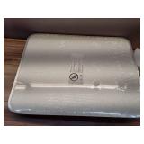 Outsunny 23" Portable Camping Table with Faucet Aluminum Lightweight Portable Folding Easy Clean Camping Table with Carrying Handle