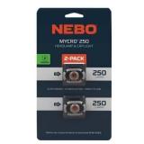 NEBO Mycro 250 lm Black/Gray LED Head Lamp