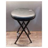 Peakform Vinyl Folding Stool Black- (See Pic #5)