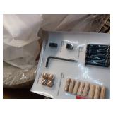 Ingleside Open Back Upholstered Wood Frame Dining Chair Cream/Natural Wood - Threshold Assembly Required - Retail: $150