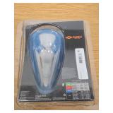 Shock Doctor Compression Shorts w/BioCup (Blue/White) MEDIUM