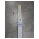 Achim Cordless GII Morningstar 1  Light Filtering Mini Window Blind 42  W x 64  L  Alabaster