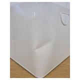 Metal Bin Small Open Front Ivory -Brightroom (See Details)