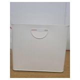 Metal Bin Small Open Front Ivory -Brightroom (See Details)