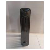 KONWIN 1500-Watt Black Indoor Electric Oil-Filled Radiator Convection Radiant Space Heater with Remote Control for Living Space (See Details) - Retail: $100