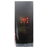 KONWIN 1500-Watt Black Indoor Electric Oil-Filled Radiator Convection Radiant Space Heater with Remote Control for Living Space (See Details) - Retail: $100