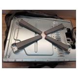 12 in. Portable Propane Gas Outdoor Pizza Oven in Black with Case, Pizza Peel and Pizza Cutter  (See Pics)- Retail: $179