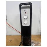 PELOINS 1 500-Watt Oil-Filled Radiant Electric Space Heater with Thermostat