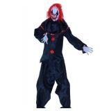 Haunted Hill Farm 5.08-ft Freestanding Talking Lighted Clown Animatronic (See Details) - Retail: $99