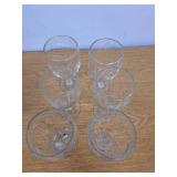 Libbey Carolina Entertaining Set with 6 Goblet Glasses and Pitcher - Retail: $51