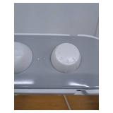 Lasko 20 Energy Efficient Box Fan with 3 Speeds  22  H  White  B20201 (Missing a Foot)