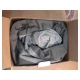 UNIVERSAL TABLE AND CHAIR PATIO COVER Beige and brown Fabric