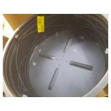 Hampton Bay Quadripod 28.20 in. W Antique Bronze Steel Wood Outdoor Fire Pit (See Details)- Retail: $80