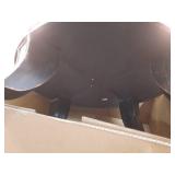 Hampton Bay Quadripod 28.20 in. W Antique Bronze Steel Wood Outdoor Fire Pit (See Details)- Retail: $80