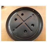 48000 BTU Stainless Steel Propane Standing Patio Heater with Wheels (See Details) - Retail: $159