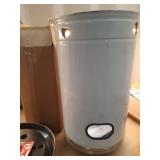 48000 BTU Stainless Steel Propane Standing Patio Heater with Wheels (See Details) - Retail: $159