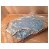 48000 BTU Stainless Steel Propane Standing Patio Heater with Wheels (See Details) - Retail: $159