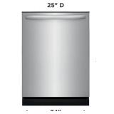 Frigidaire 24" Dishwasher  (See Details) - Retail: $448