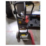 800 lbs. Capacity Steel Hand Truck with Multi-Grip Handle, Wideload Toe Plate, Super Duty Axle with Non-Slip Foot Lever - Retail: $129