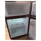 3.1 cu. ft. 2-Door Mini Refrigerator in Stainless Steel with Freezer, ENERGY STAR (Not Freezing)- Retail: $249