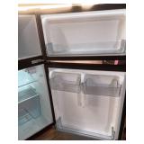 3.1 cu. ft. 2-Door Mini Refrigerator in Stainless Steel with Freezer, ENERGY STAR (Not Freezing)- Retail: $249