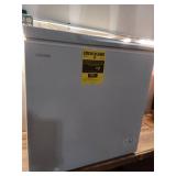 7.0 cu. ft. Manual Defrost Chest Freezer with LED Light in White Garage Ready - Retail: $239