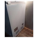 7.0 cu. ft. Manual Defrost Chest Freezer with LED Light in White Garage Ready - Retail: $239