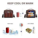 sorozien Insulated Lunch Bag for Women Adult Lunch Box Lightweight Waterproof Lunchbox Soft Cooler Reusable Lunch Bags for Work