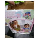 Fabric Flower Bouquet Toys for Girls Ages 4-12, DIY Arts & Crafts Kit with Colorful Fabric Flowers, Creative Educational Gift for Toddlers, Build Your Own Floral Arrangements for Birthday, Holiday Fun