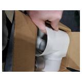 DIY Dryer Vent Connector Kit - Space Saving, Toolless Design with Airtight Seal - STV-90 by Ziggurat Products