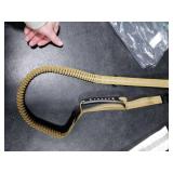 TINMARDA Dog Leashes for Medium Large Dogs Heavy Duty, 4-6FT Shock Absorbing No Pull Dog Leash with Advanced Easy Metal Clip, 2 Comfortable Padded Handles (Coyote Brown)